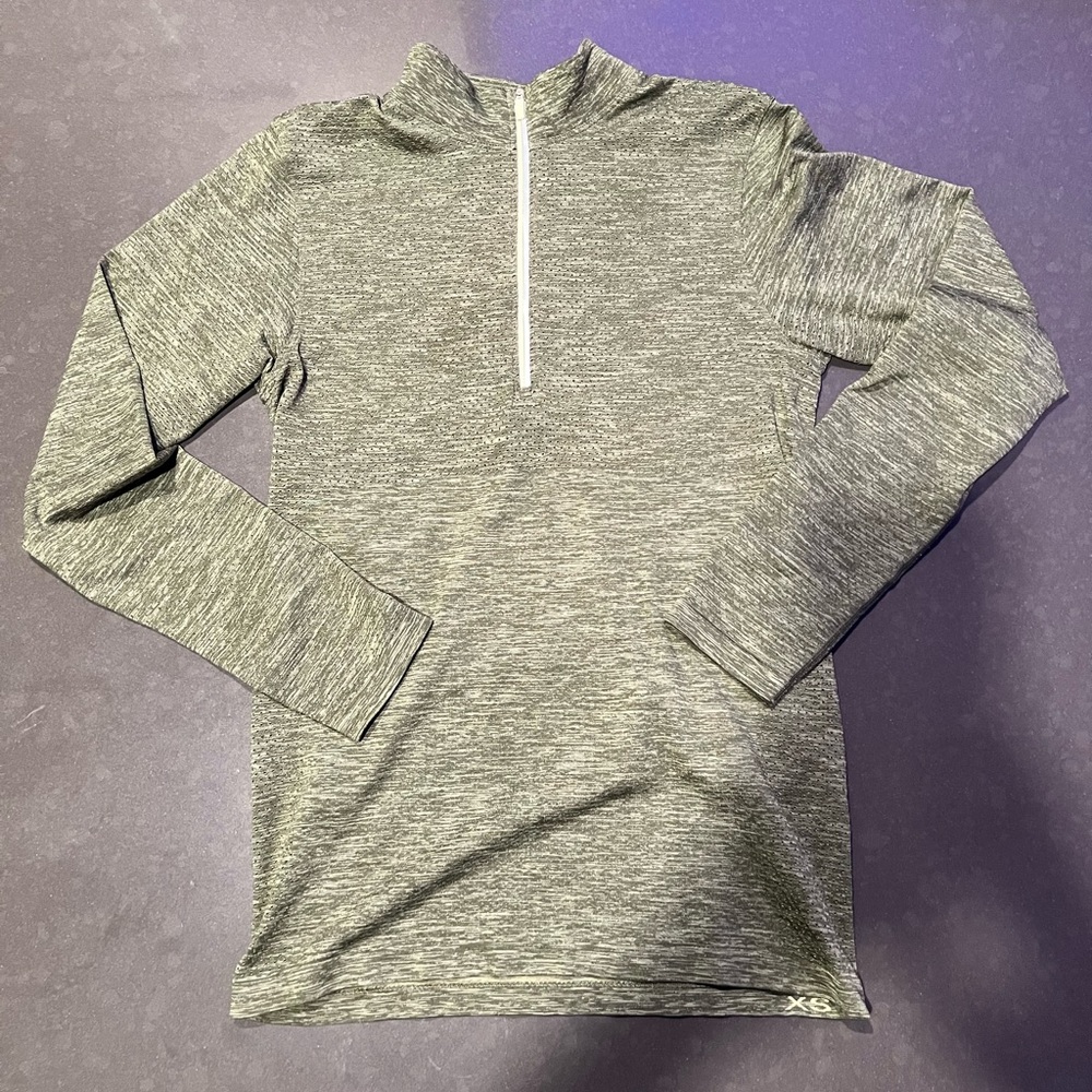 lululemon athletica Gray Quarter-Zip Sweatshirt